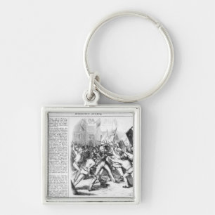 Fight between the Republicans & Parliament Keychain
