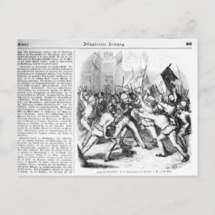 Fight between the Republicans & Parliament Postcard
