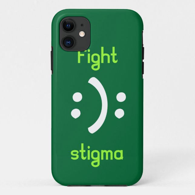 Fight bipolar Stigma Case-Mate iPhone Case (Back)