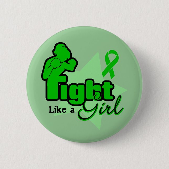 Fight Boxing Gloves Bone Marrow & SCT Warriors 2 Inch Round Button (Front)