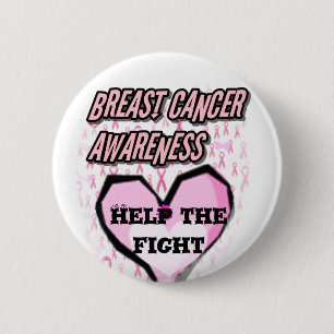 Fight!,Breast Cancer Awareness_Button 2 Inch Round Button