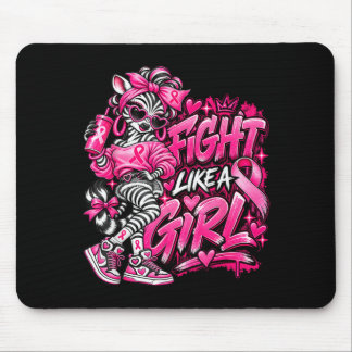 Fight Breast Cancer Awareness Like A Girl Mouse Pad
