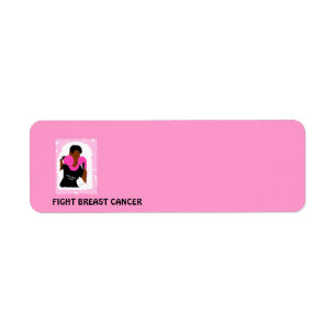 FIGHT BREAST CANCER Return Address Labels