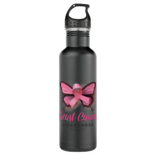 Fight Breast Cancer Ribbon Wear Pink Awareness But 710 Ml Water Bottle