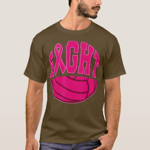 Fight Breast Cancer Volleyball Mammogram Sport Pin T-Shirt