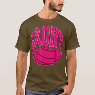 Fight Breast Cancer Volleyball Mammogram Sport Pin T-Shirt