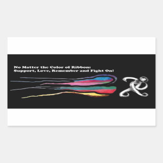 Fight Cancer: All Ribbons Matter Sticker
