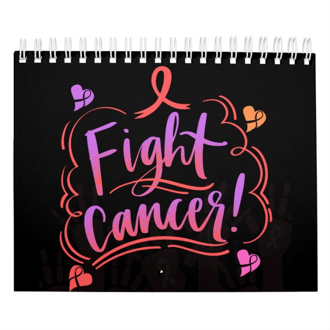 Fight Cancer Awareness, Ribbon Calendar (Cover)