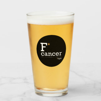 fight cancer glass