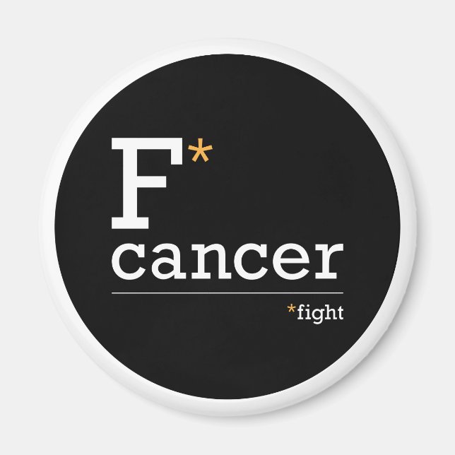 fight cancer magnet (Front)