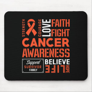 Fight Cancer Ribbon 5 Mouse Pad