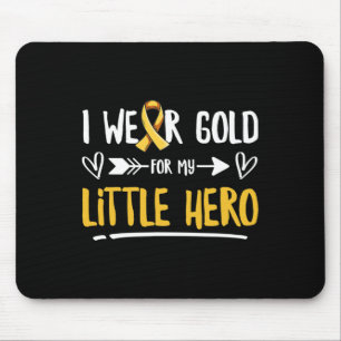 Fight Childhood Cancer Spruch For A Dad Of A Warri Mouse Pad