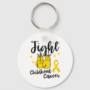 Fight Childhood Cancer Warrior In September We Wea Keychain