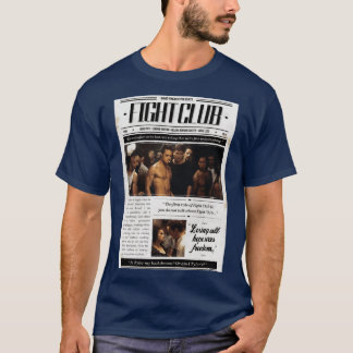 Fight Club Poster Newspaper style Premium friends T-Shirt
