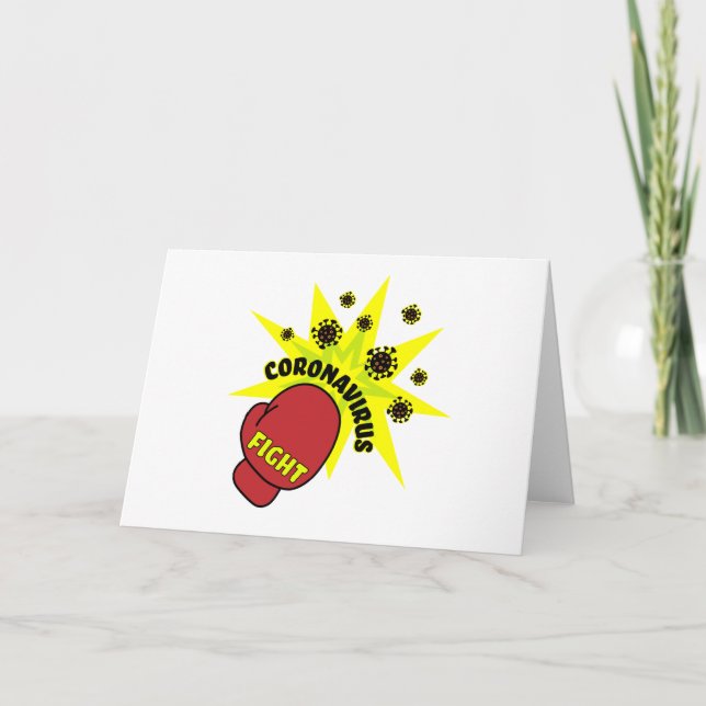 Fight Coronavirus Holiday Card (Front)
