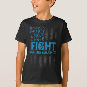 Fight Diabetes Awareness - Medical Warrior Support T-Shirt