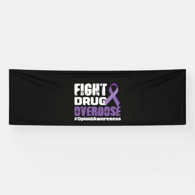 Fight Drug Overdose Awareness Banner (Horizontal)