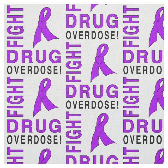 Fight Drug Overdose Fabric (Swatch)