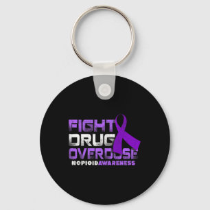 Fight Drug Overdose Opioid Awareness Graphic 1 Keychain