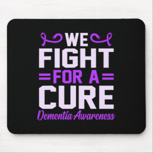 Fight For A Cure Dementia Awareness Alzheimerheime Mouse Pad