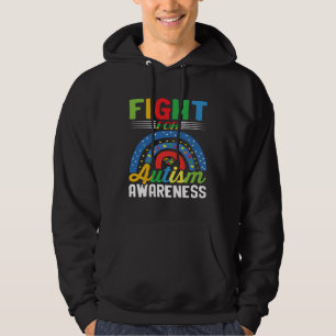 Fight For Autism Awareness Kindness Be Different Q Hoodie