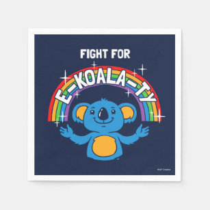 Fight For E-Koala-Ty Napkin