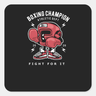 Fight for it square sticker