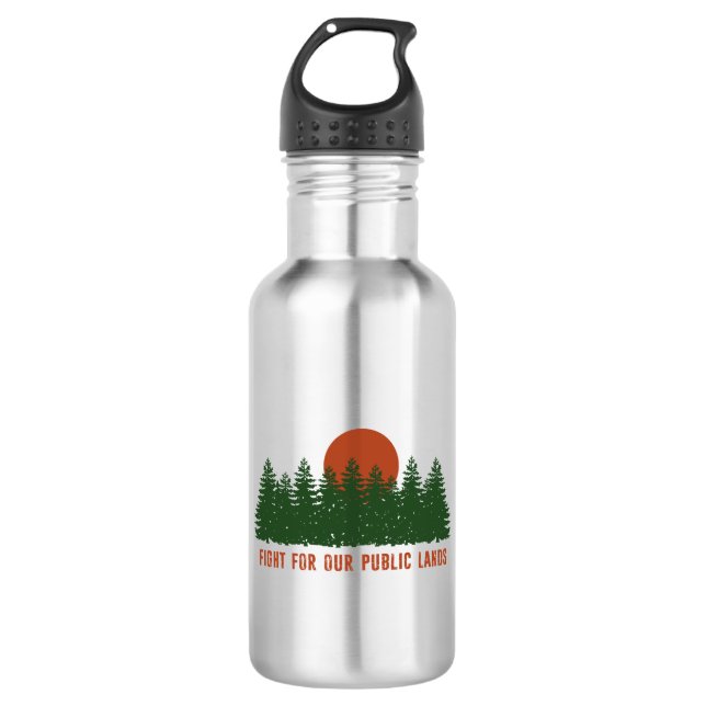 Fight For Our Public Lands 532 Ml Water Bottle (Front)