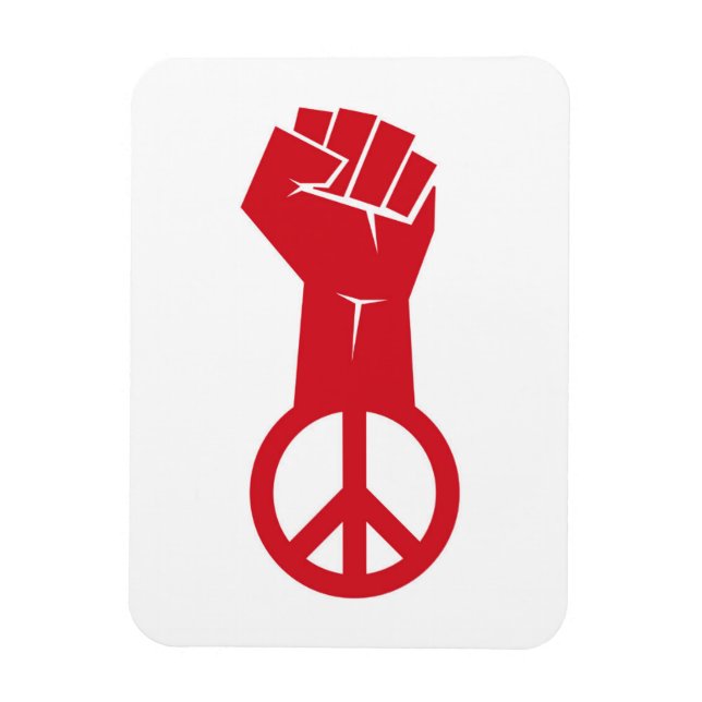 Fight For Peace Magnet (Vertical)