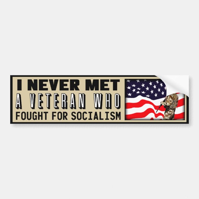 Fight For Socialism? Bumper Sticker (Front)