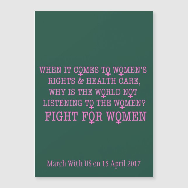 Fight for Women (Front)