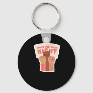 Fight For Your Right Feminist Sticker  Keychain