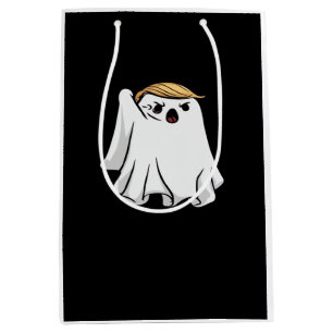 Fight Funny Halloween Trumpkin Medium Gift Bag