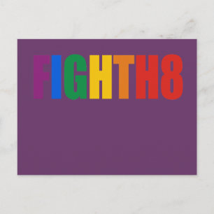 Fight H8 Postcard