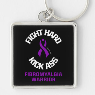 Fight Hard...Fibro Keychain