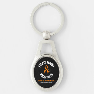 FIGHT HARD KICK...CRPS KEYCHAIN