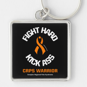 FIGHT HARD KICK...CRPS KEYCHAIN