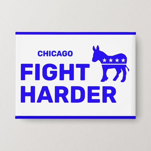Fight Harder™ Button (Customize It!) (Front)
