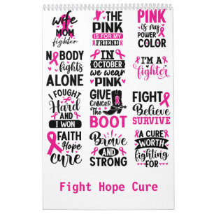 Fight Hope Cure Calendar