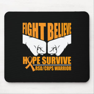 Fight Hope Survive Rsdcrps Warrior  Mouse Pad
