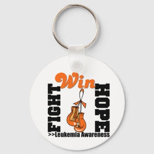 Fight Hope Win - Leukaemia Keychain