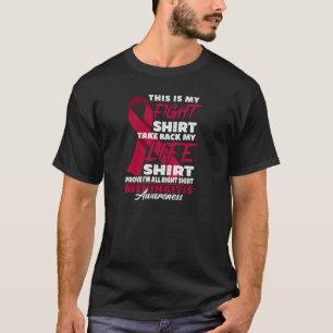 Fight  I Viral Bacterial Meningitis Awareness Pull T-Shirt