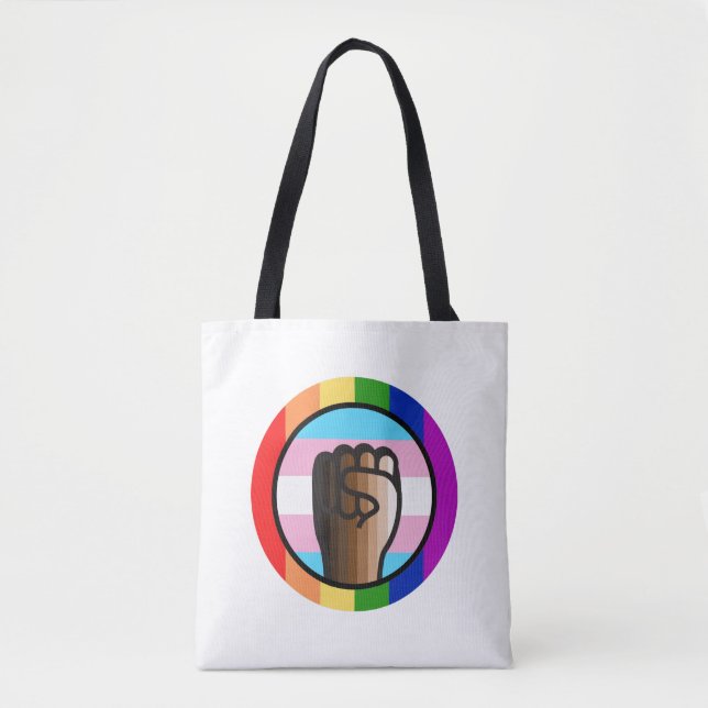 Fight Injustice Embrace Equality Tote Bag (Front)