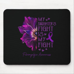Fight Is My Fight Anemone Fibromyalgia Awareness Mouse Pad