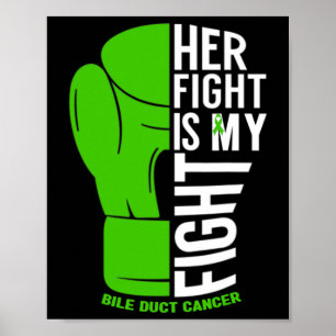 Fight Is My Fight Bile Duct Cancer Awareness 1 Poster