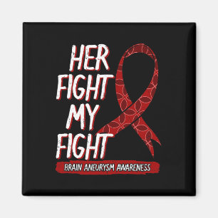 Fight Is My Fight Brain Aneurysm Awareness Fighter Magnet