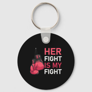 Fight Is My Fight Breast Cancer Awareness Family S Keychain