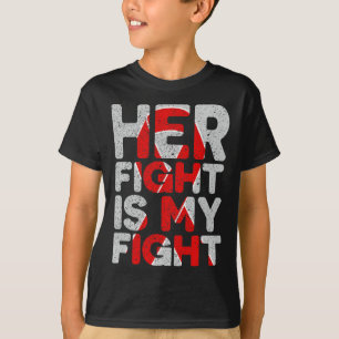 Fight Is My Fight Congenital Heart Defect Support T-Shirt