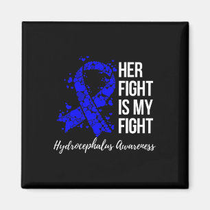 Fight Is My Fight Hydrocephalus Awareness 3  Magnet