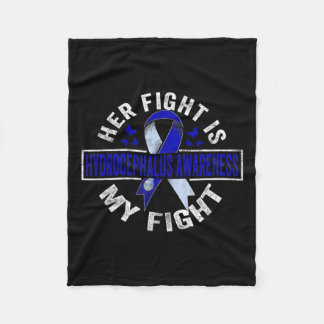 Fight Is My Fight Hydrocephalus Awareness 4 Fleece Blanket